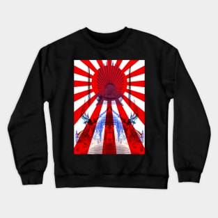 Rising Sun Japan Flag Crewneck Sweatshirt